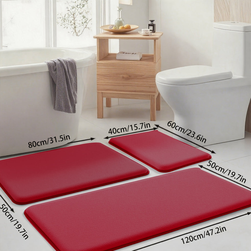 couleur bordeaux / 50*120+50*80+40*60cm