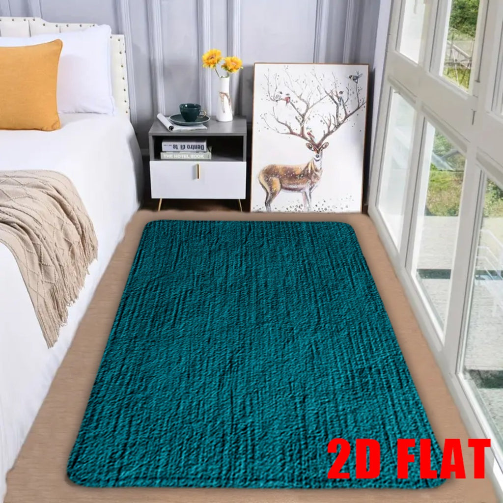 Grand tapis de salle de bain uni profond