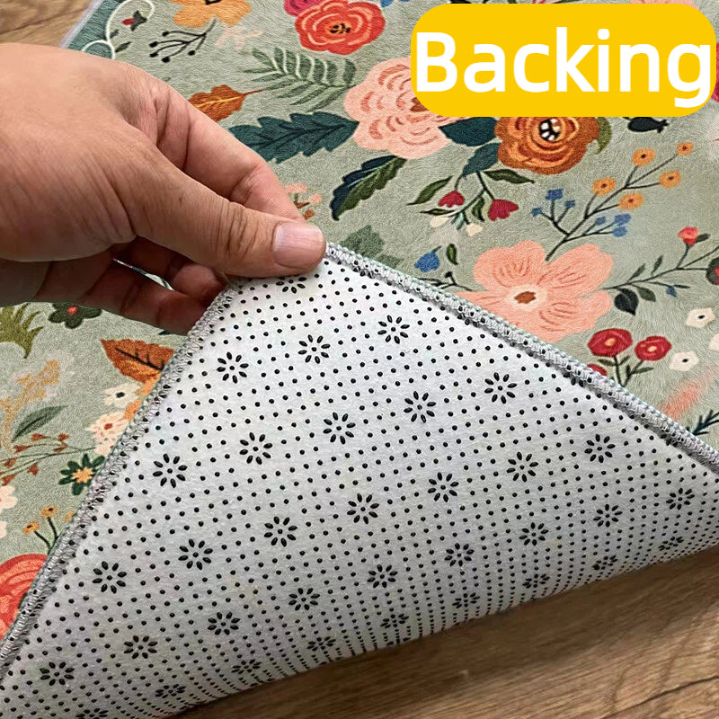 Tapis de salle de bain, blocs imprimés
