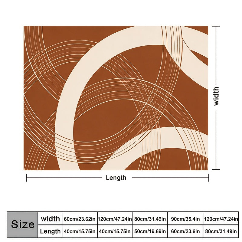 Tapis de salle de bain dense 960 g/m², arcs