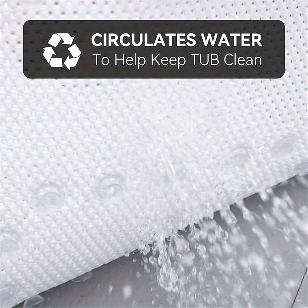 Tapis de baignoire antidérapant PVC, 4