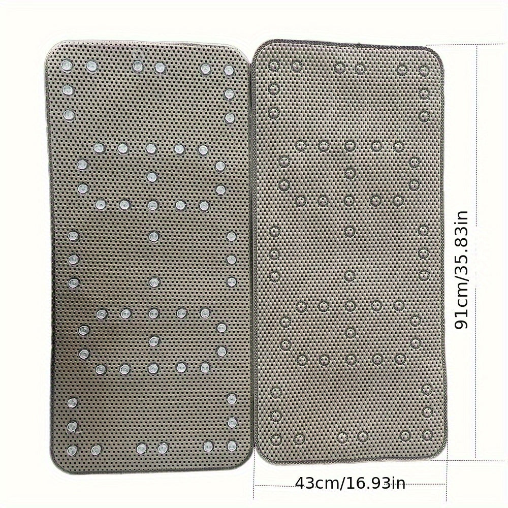 Tapis de baignoire antidérapant à ventouses