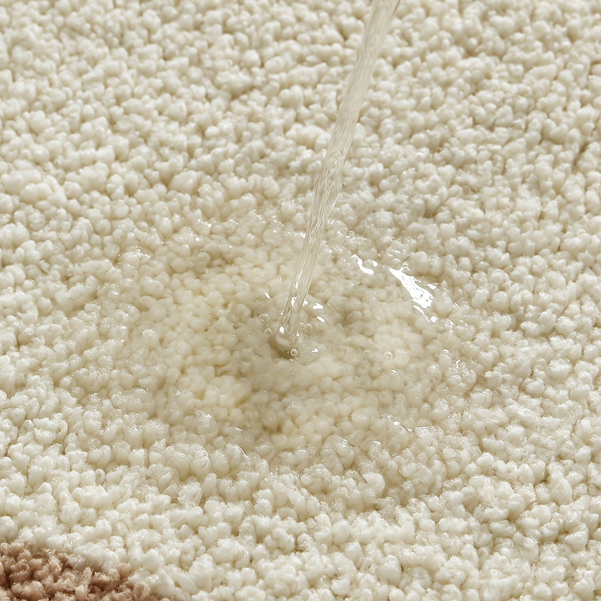 Tapis de bain à bord ondulé, 2 coloris, 3 cotes