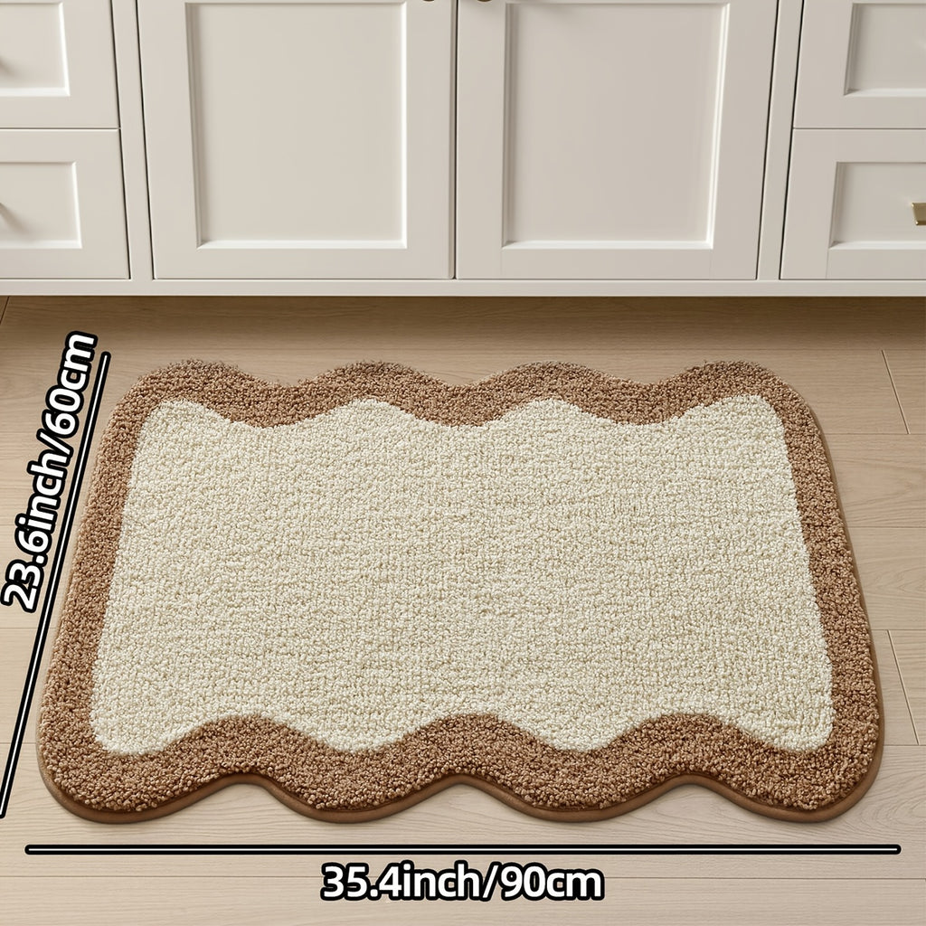 23,6x35,4 Pouces/60x90cm / Ondulation Bicolore - Kaki