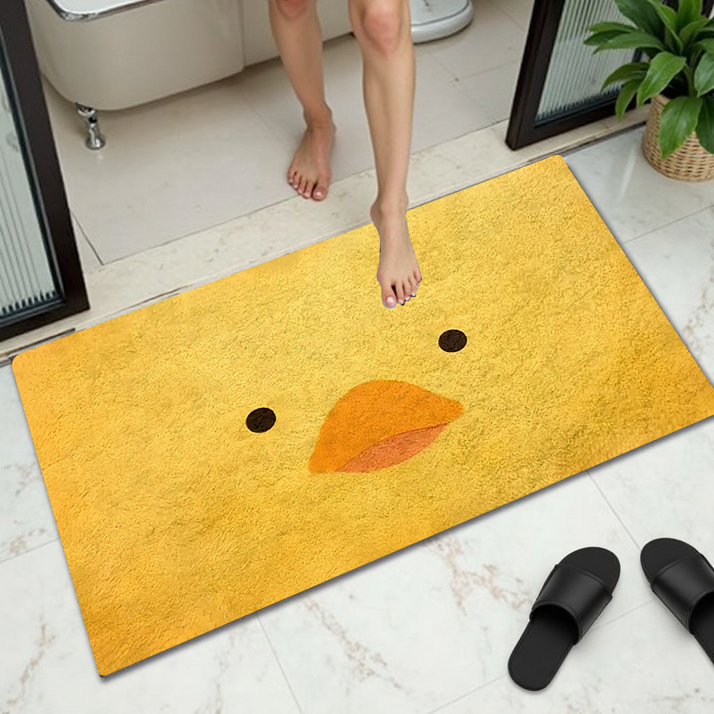 Tapis de salle de bain en flanelle, 3 tailles