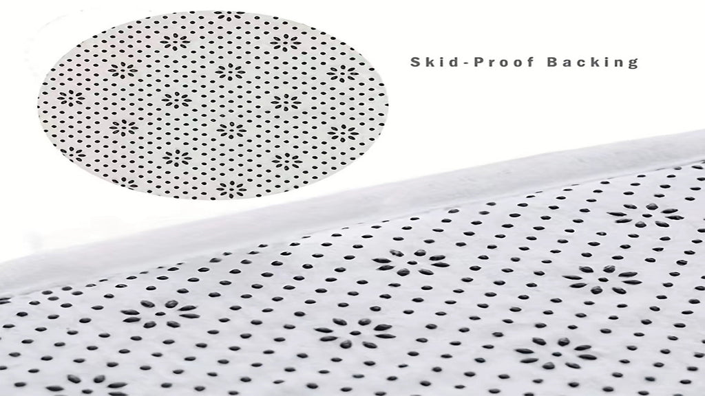Tapis de salle de bain en flanelle, 3 tailles