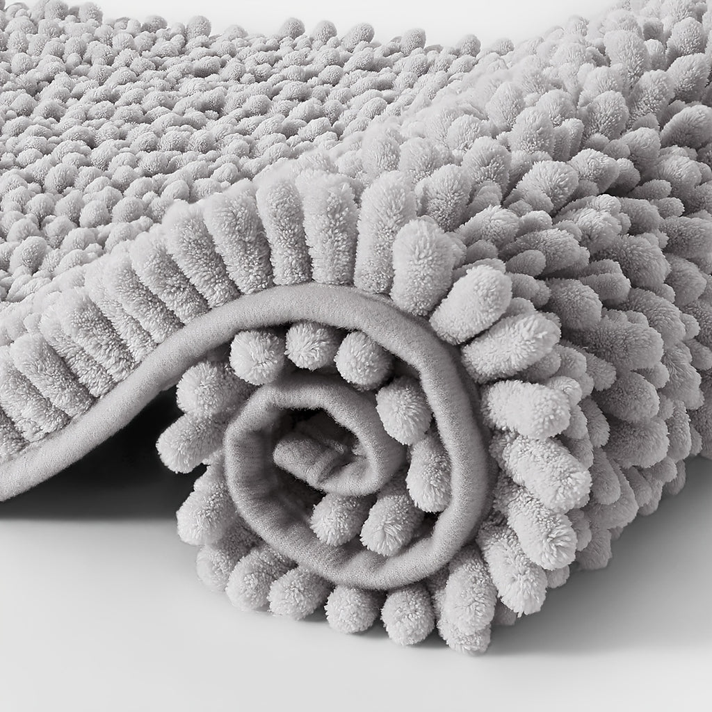 Tapis de bain chenille, dos TPR