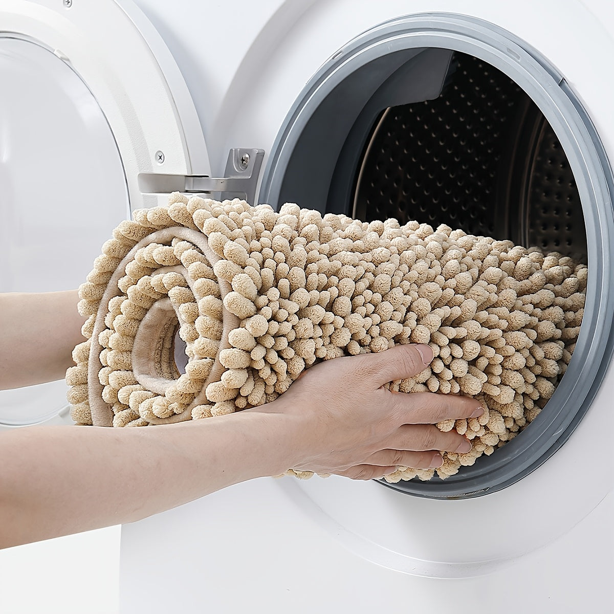 Tapis de bain chenille, dos TPR