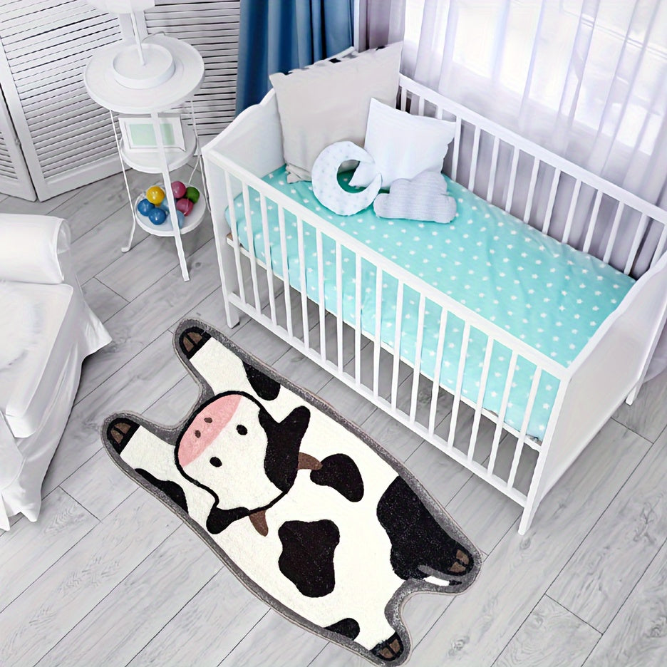 Tapis de salle de bain silhouette de vache
