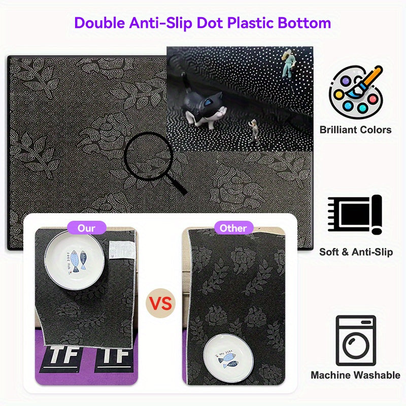 Tapis de salle de bain silhouette de vache