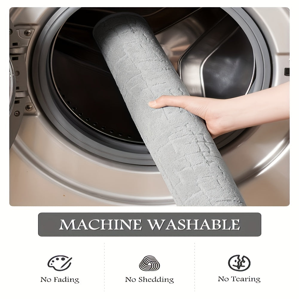 Tapis de bain relief craquelé, dos caoutchouc