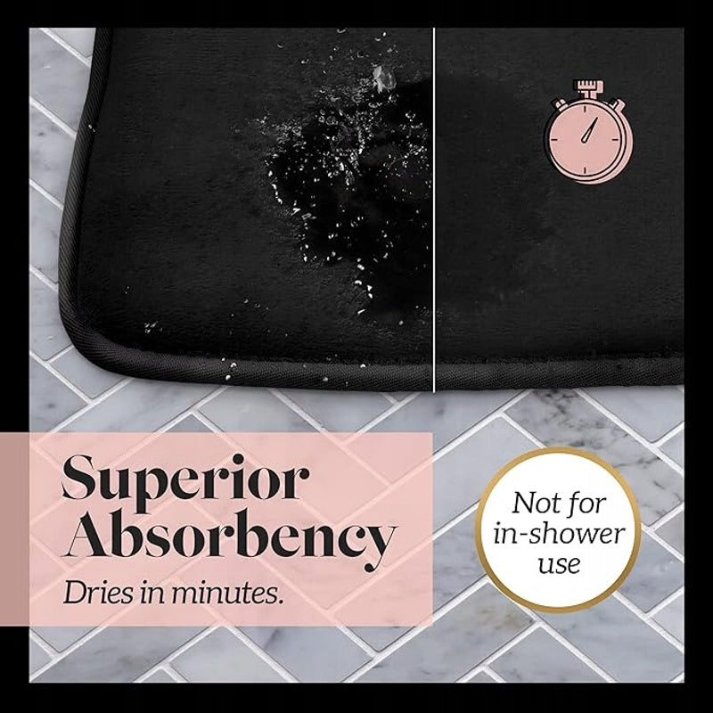 Tapis de bain en mousse à mémoire de forme