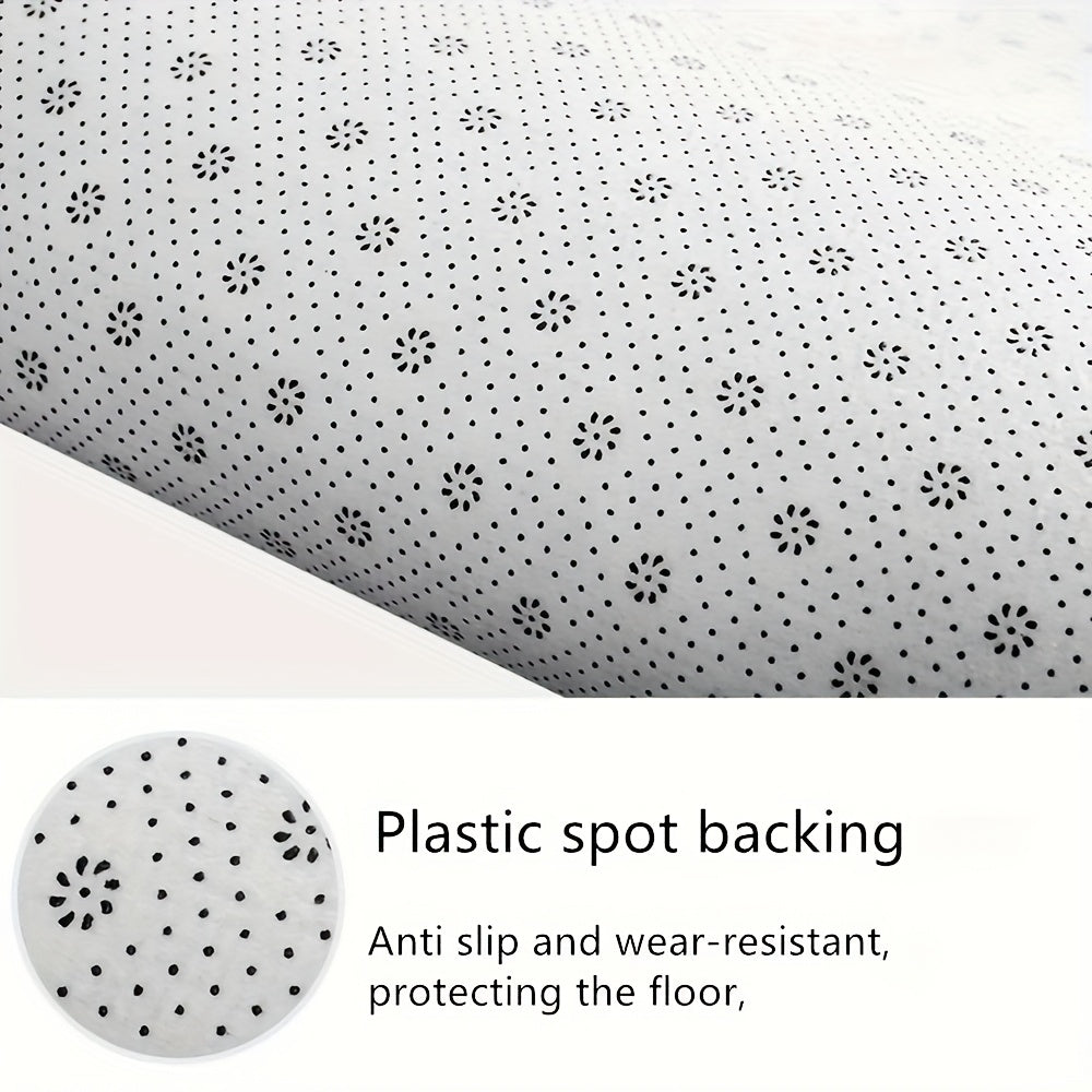 Tapis de salle de bain à ondes mousse et profond