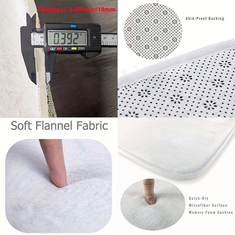 Tapis de salle de bain trompe- 'œil de bassin
