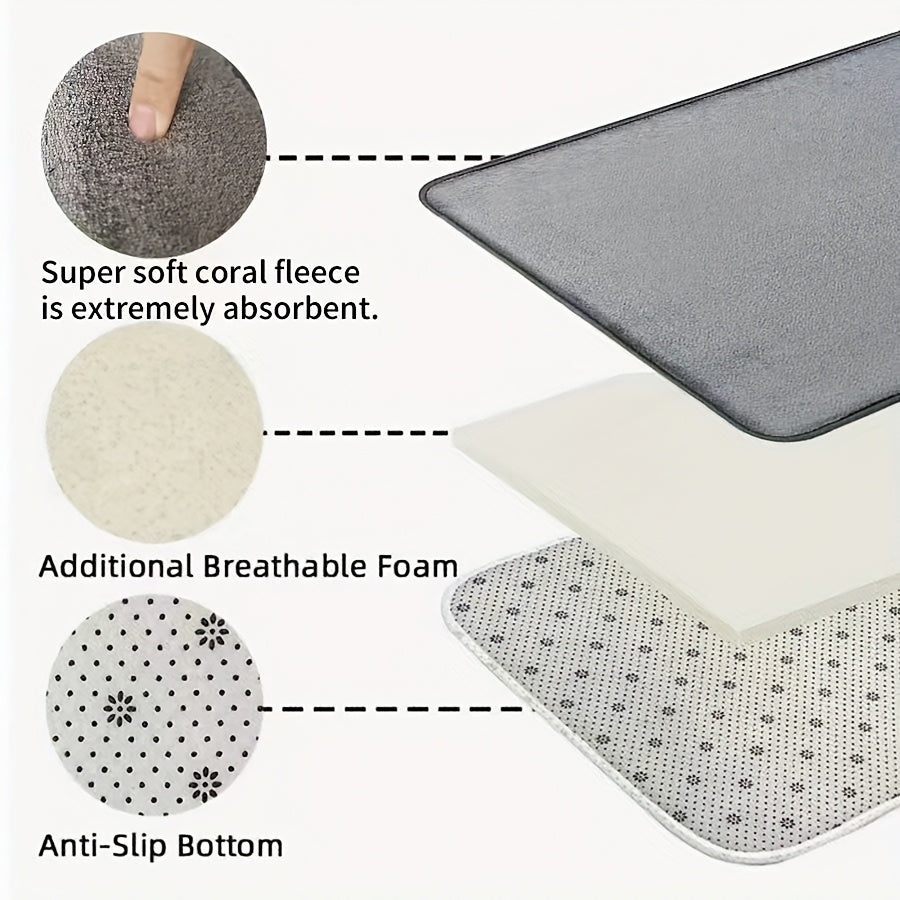Tapis de bain velours 790 g/m², trois longueurs au choix