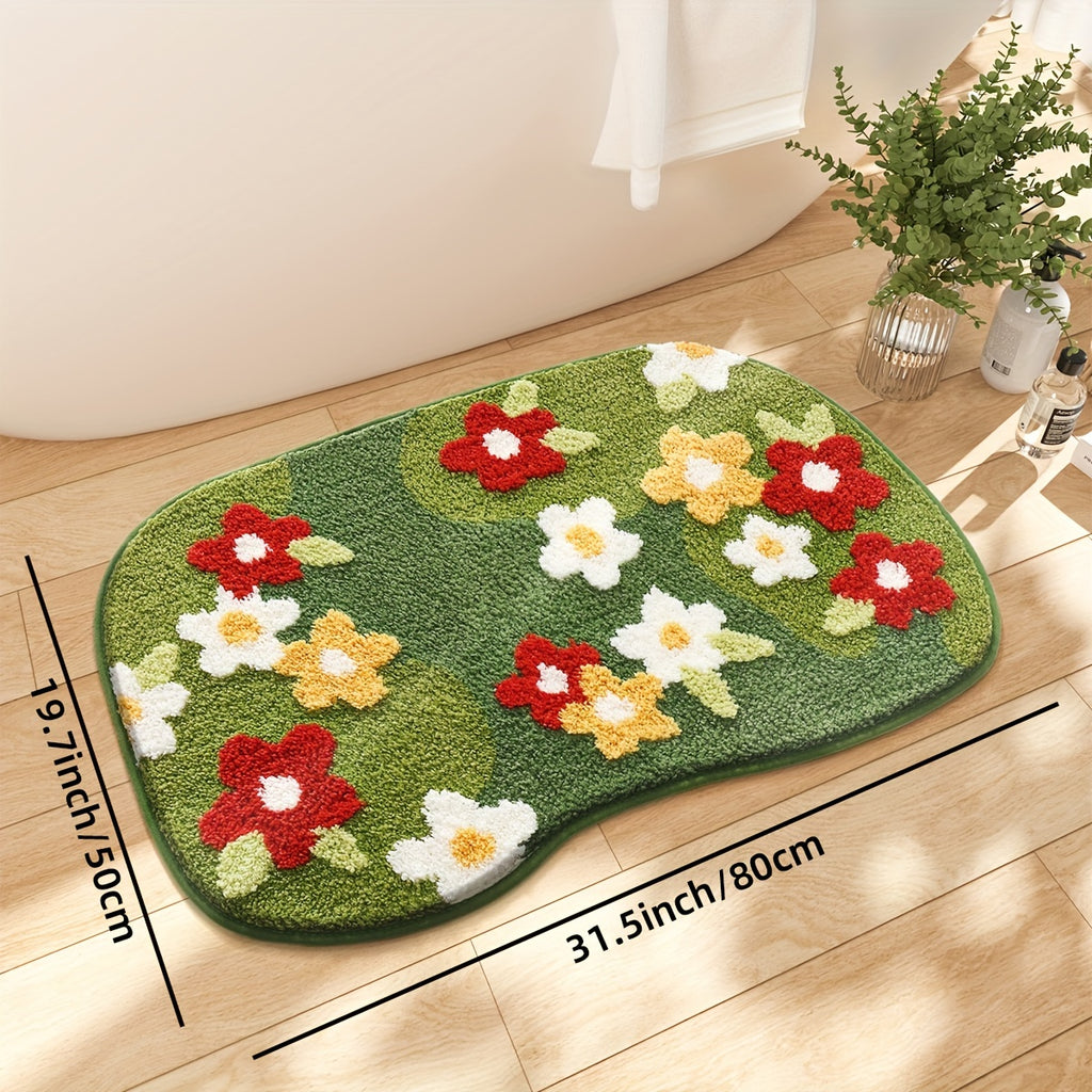 19,7x31,5 Pouces/50x80cm / Des Fleurs Partout dans le Champ