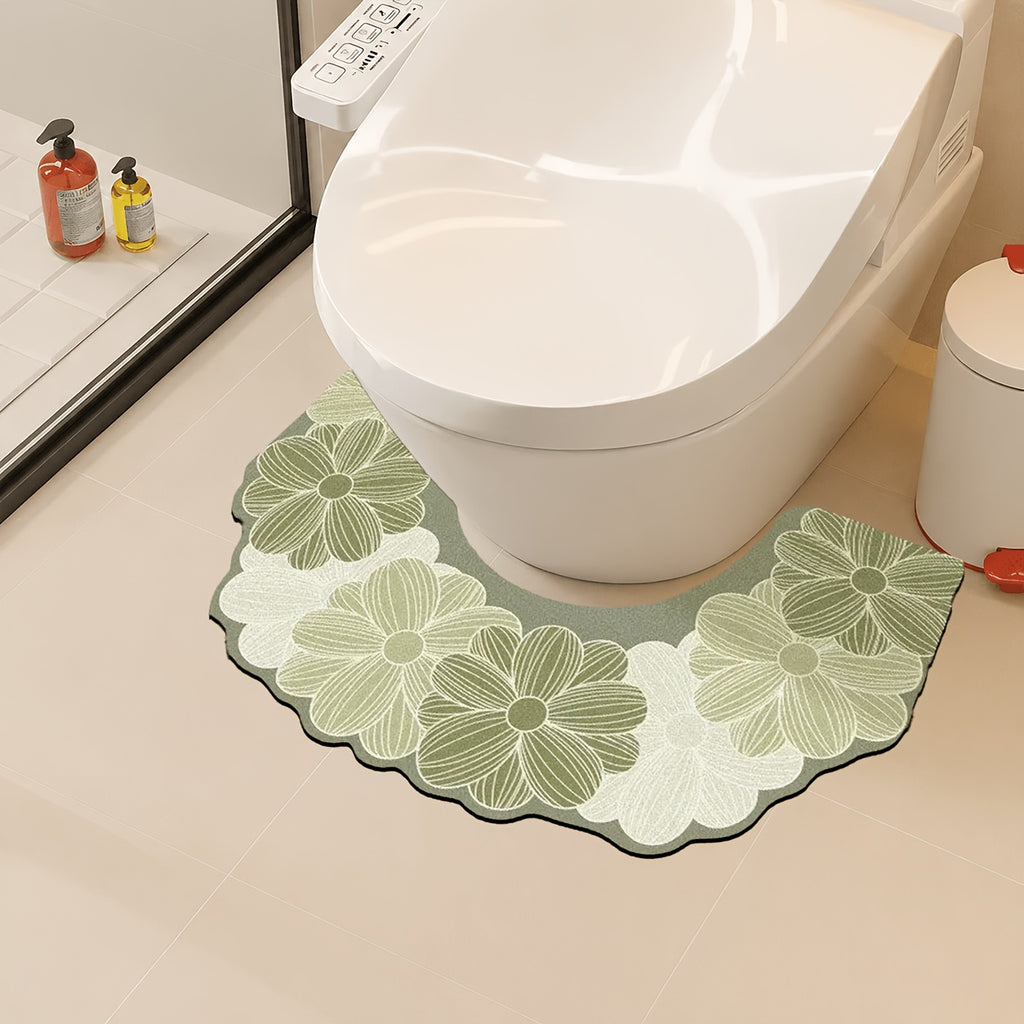 Fleur Linéaire - Vert / 55*35cm