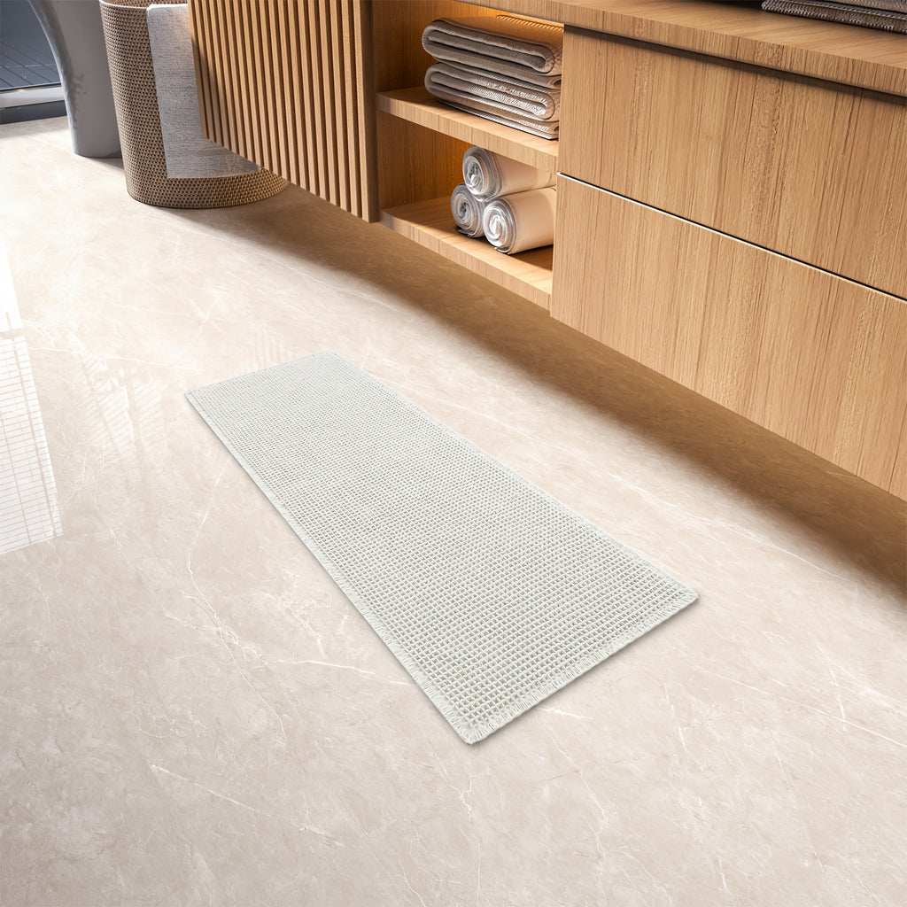 Blanc / 16.93 x 48.03 pouces / 43 x 122 cm
