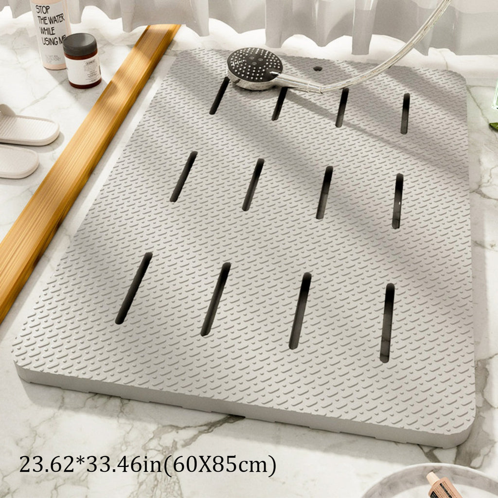 Tapis de douche en mousse PVC à suspendre, uni
