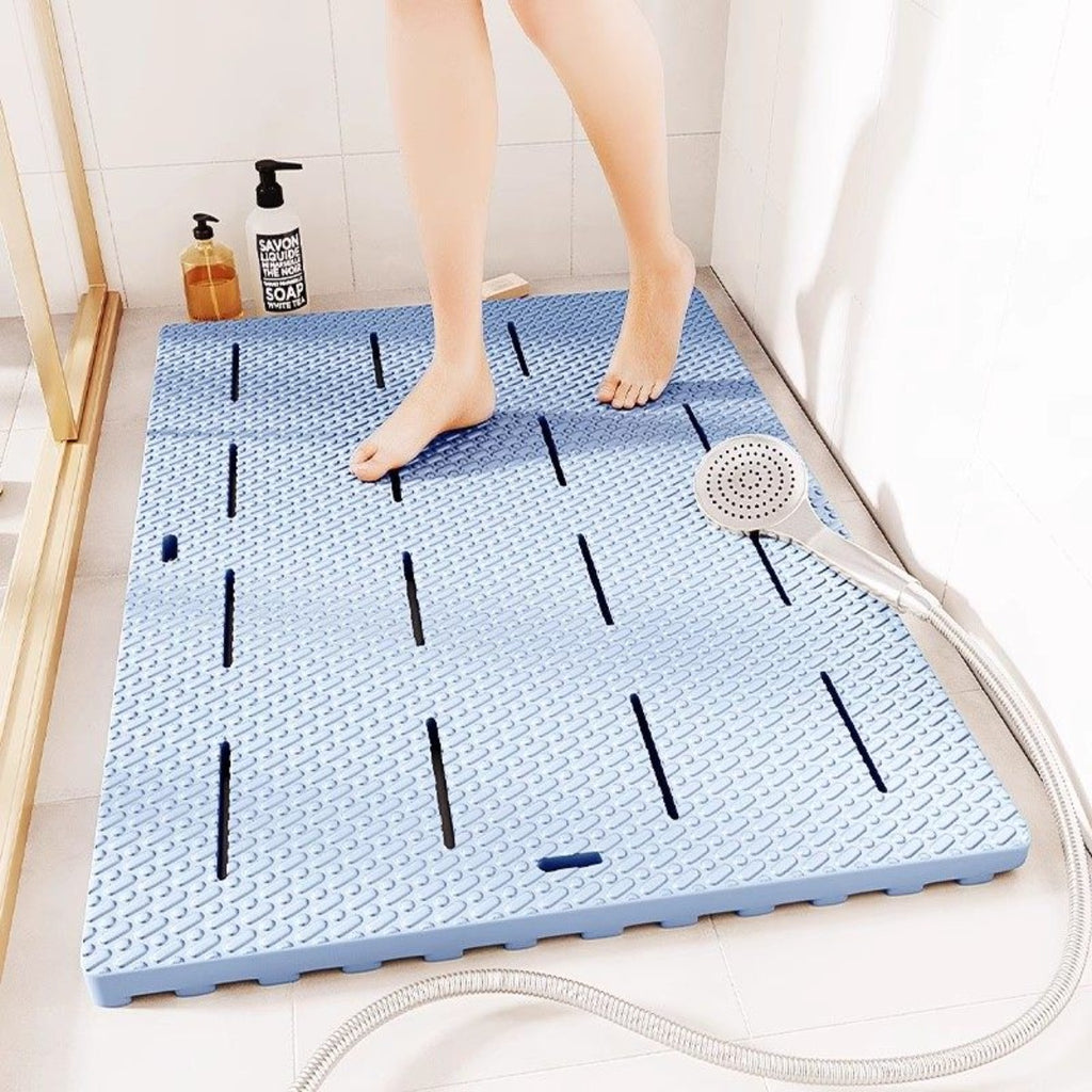 Tapis de douche en mousse PVC à suspendre, uni