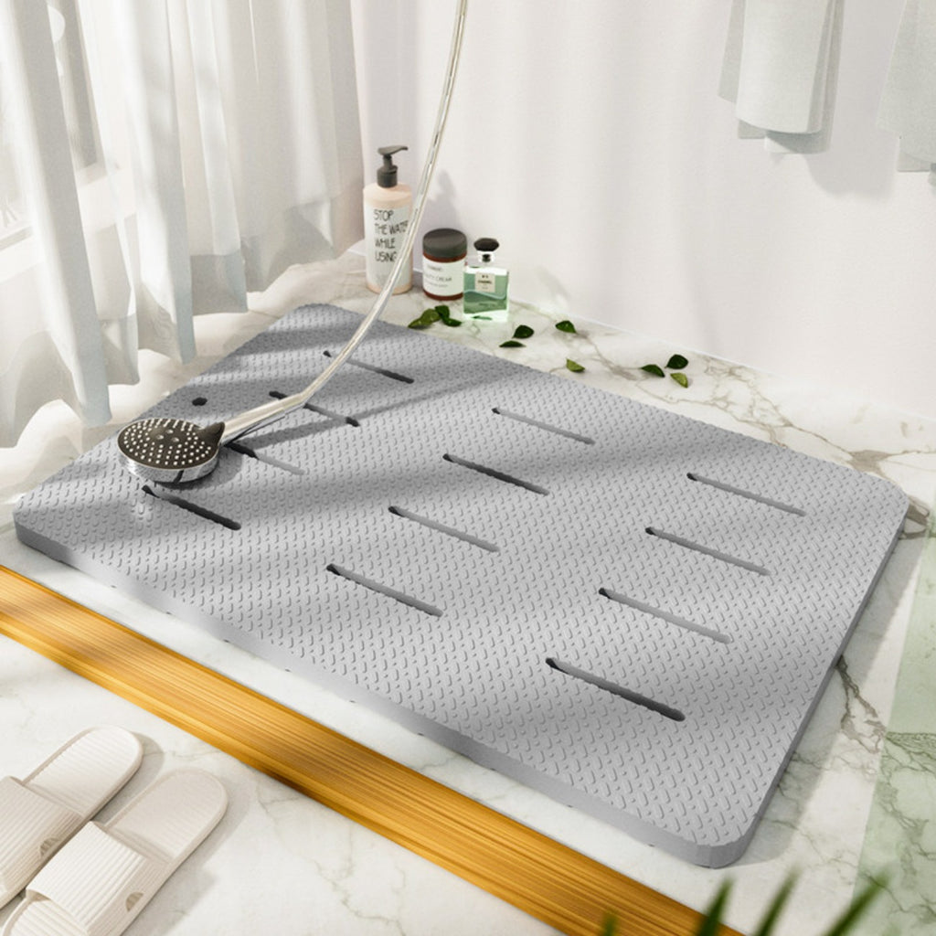 Tapis de douche en mousse PVC à suspendre, uni