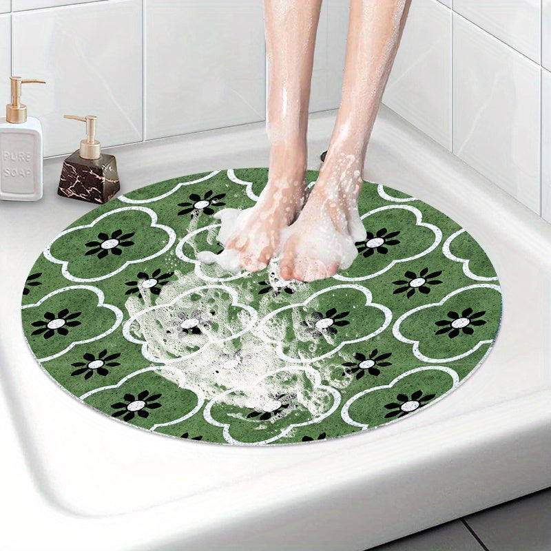 Tapis de salle de bain PVC carreaux de ciment
