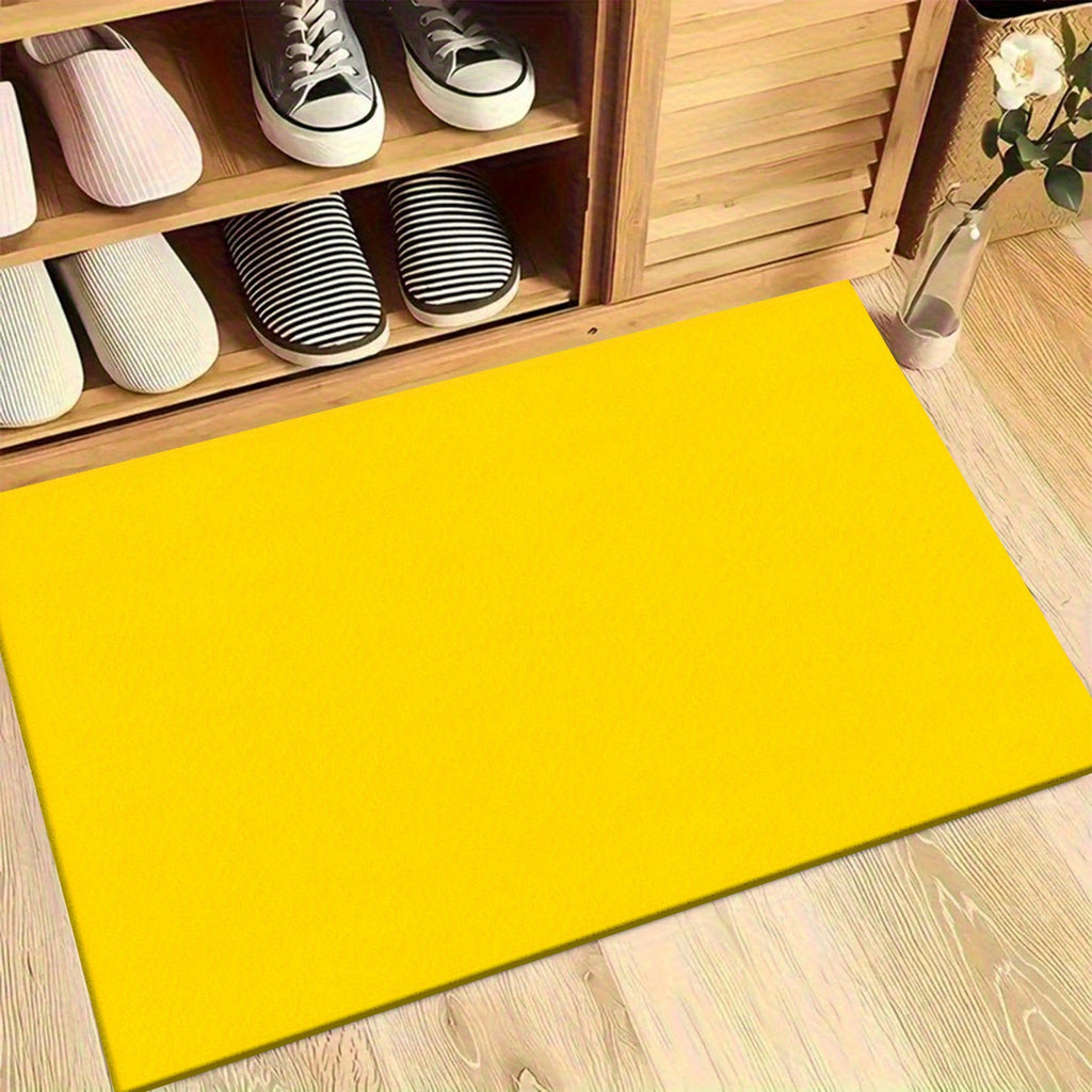 Tapis de salle de bain tournesol sans motif