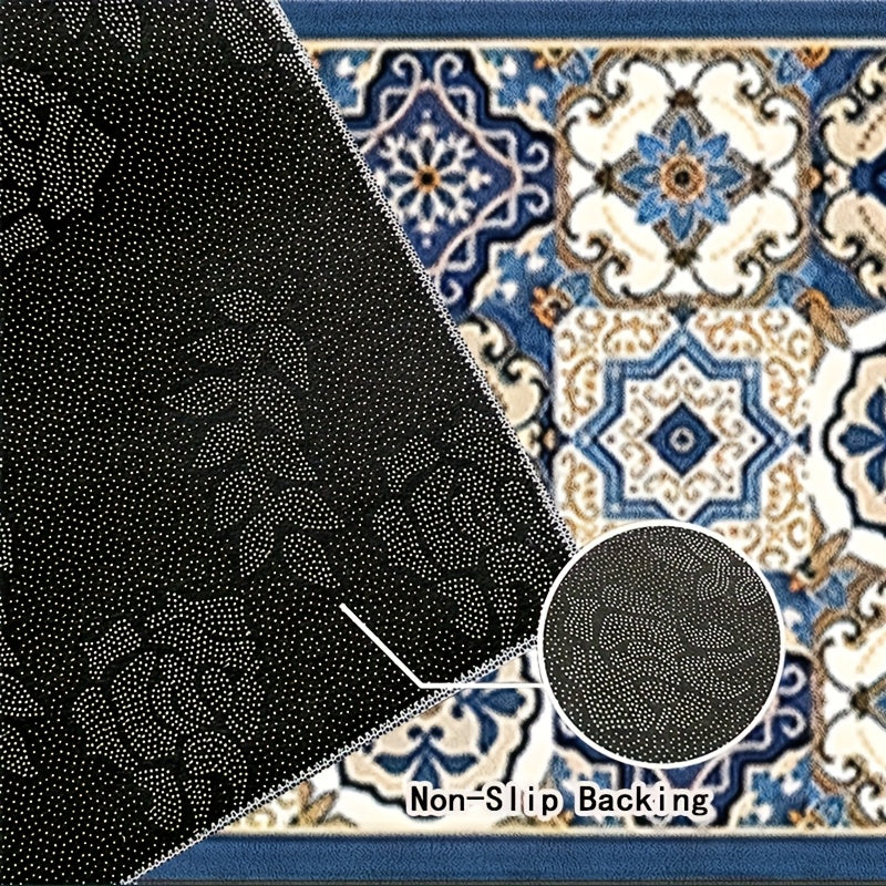 Tapis de salle de bain marocain, velours dense 850 g/m²