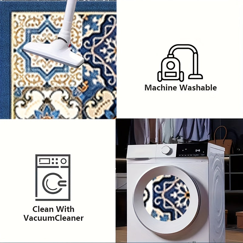 Tapis de salle de bain marocain, velours dense 850 g/m²