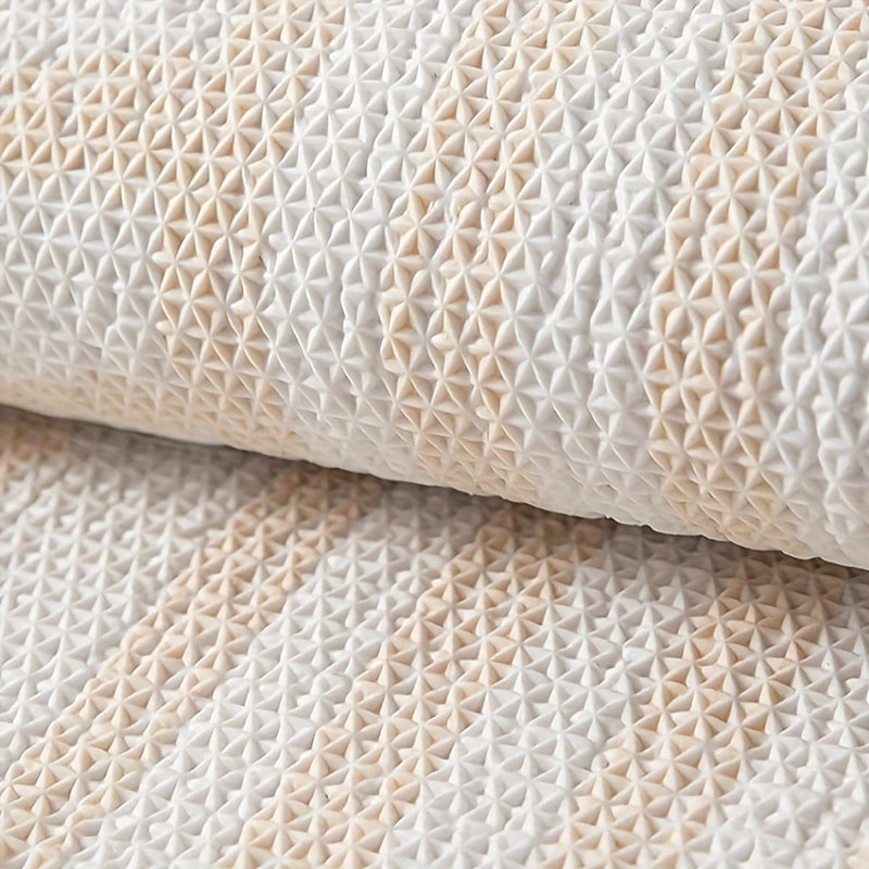 Tapis de salle de bain soleil tufté, mèche