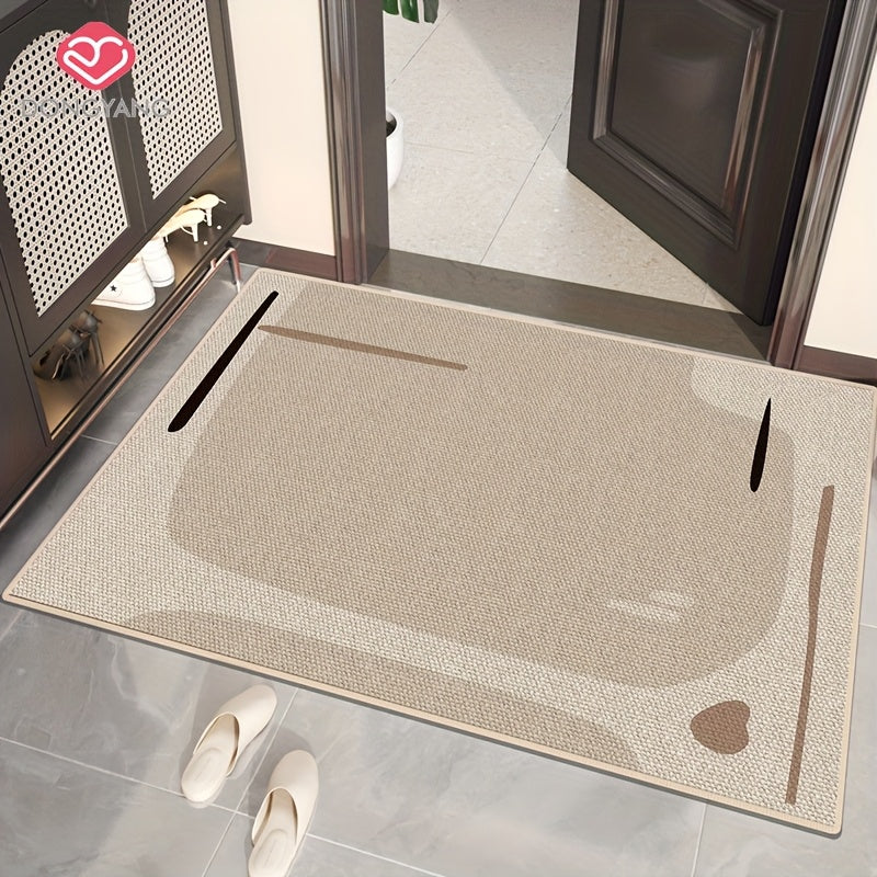 Tapis de porte nordique, deux décors