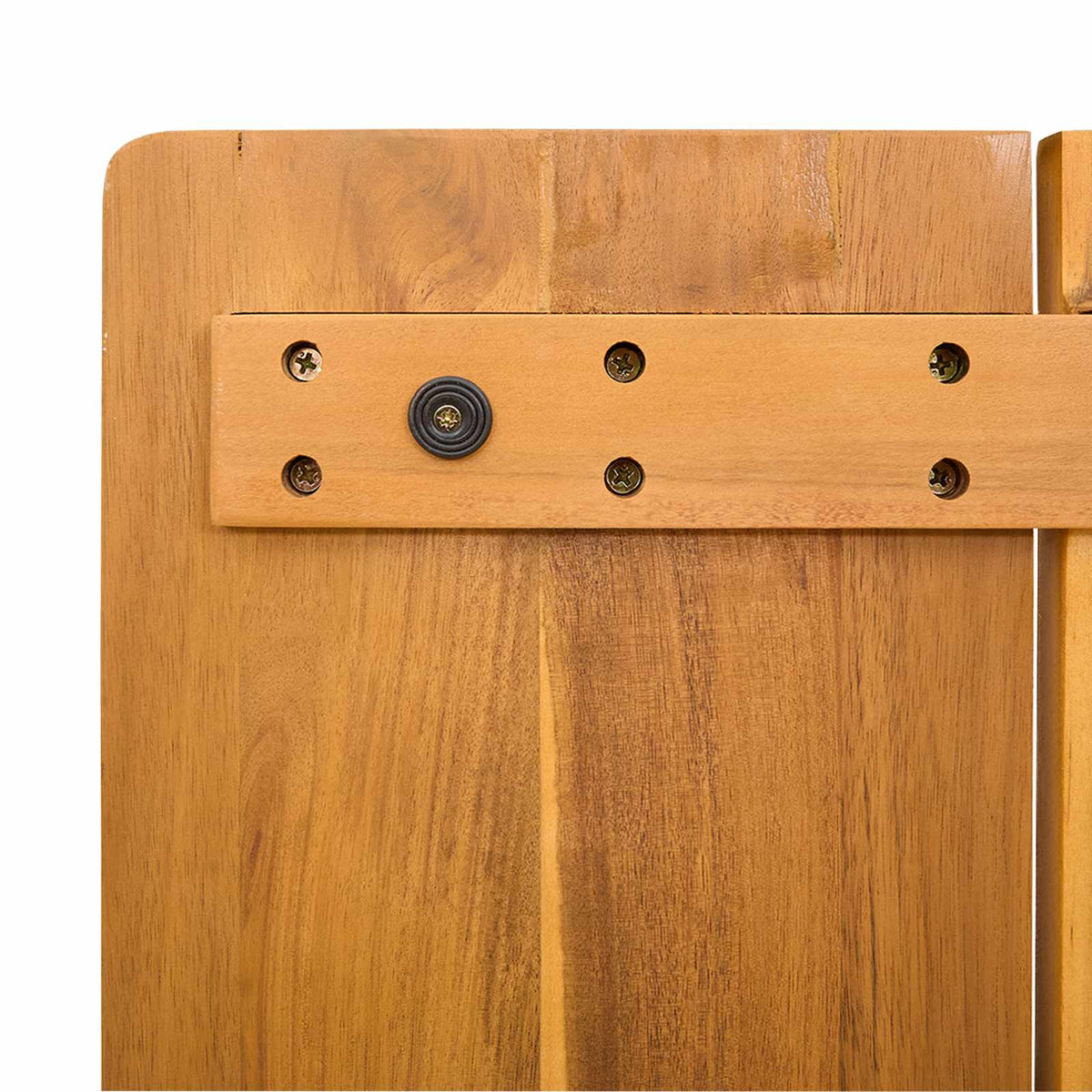 Tapis de salle de bain en acacia massif, ventilé