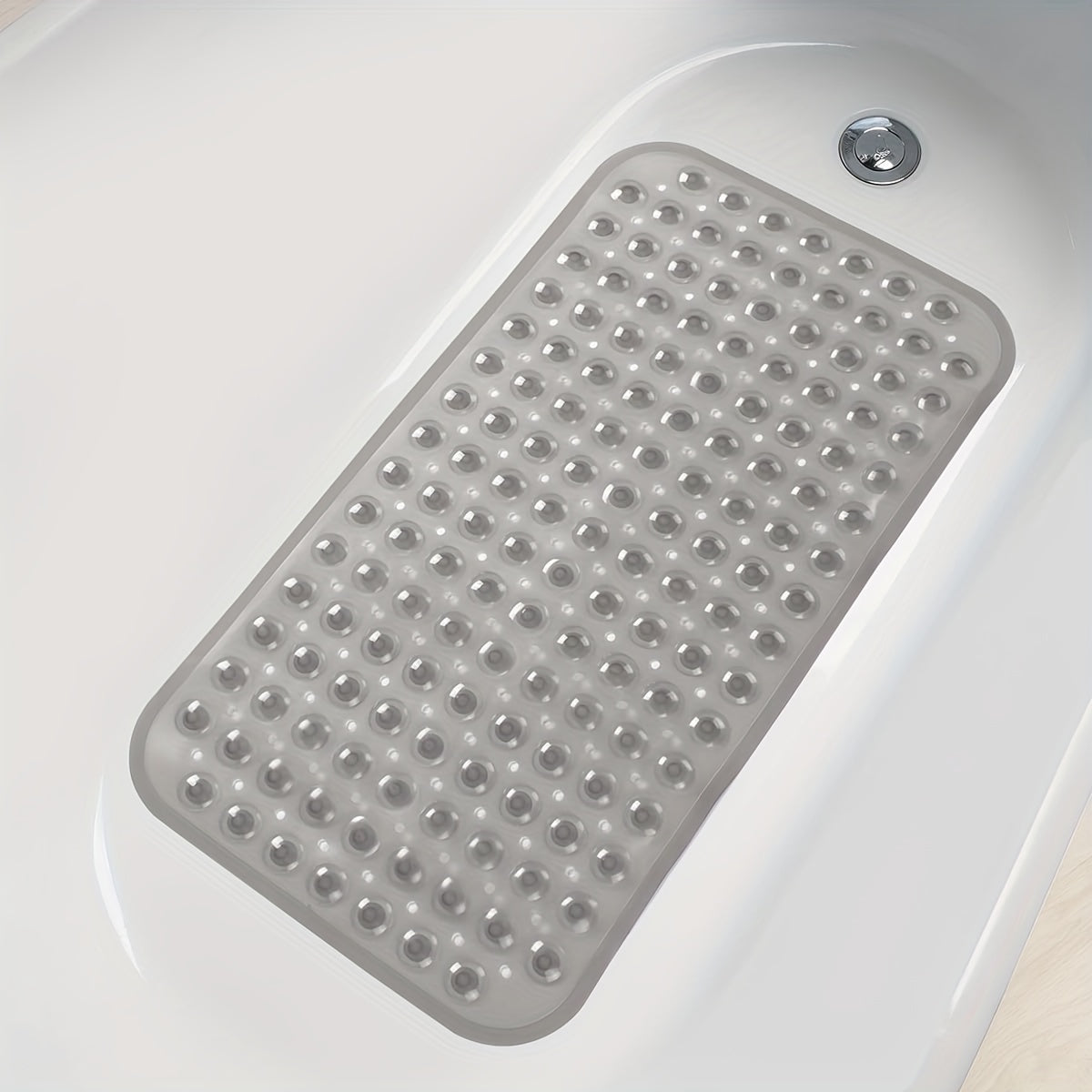 Tapis de salle de bain antidérapant à ventouses pour baignoire