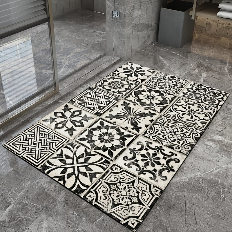 Tapis de salle de bain azulejos, 960 g/m²