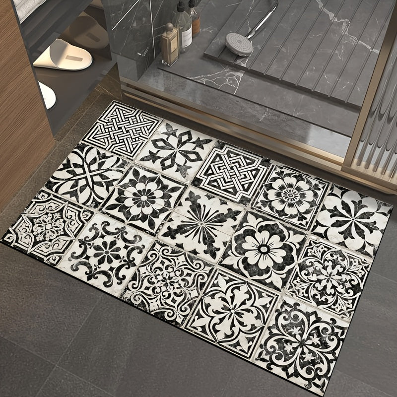 Tapis de salle de bain azulejos, 960 g/m²