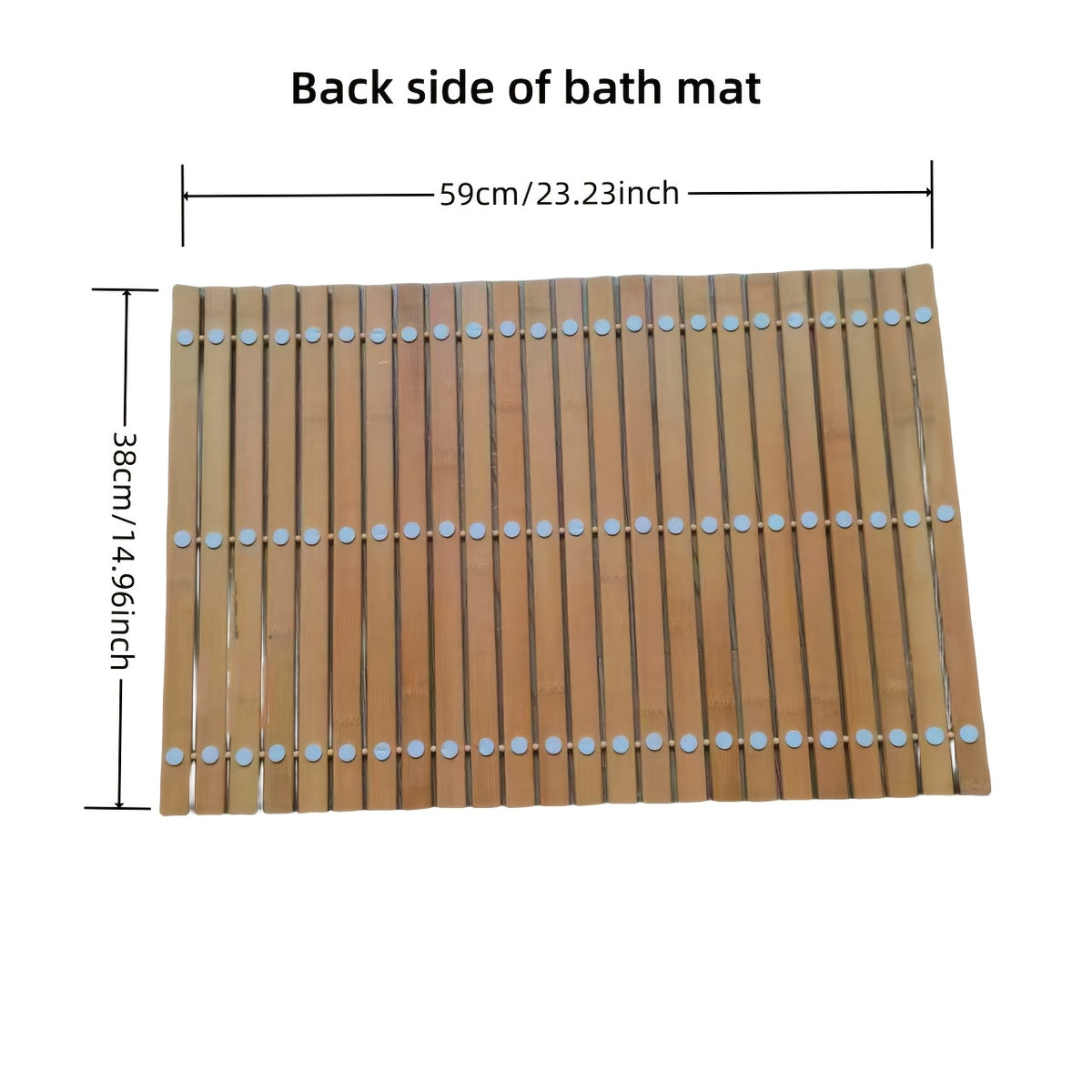 Tapis de salle de bain en bambou qui sèche seul