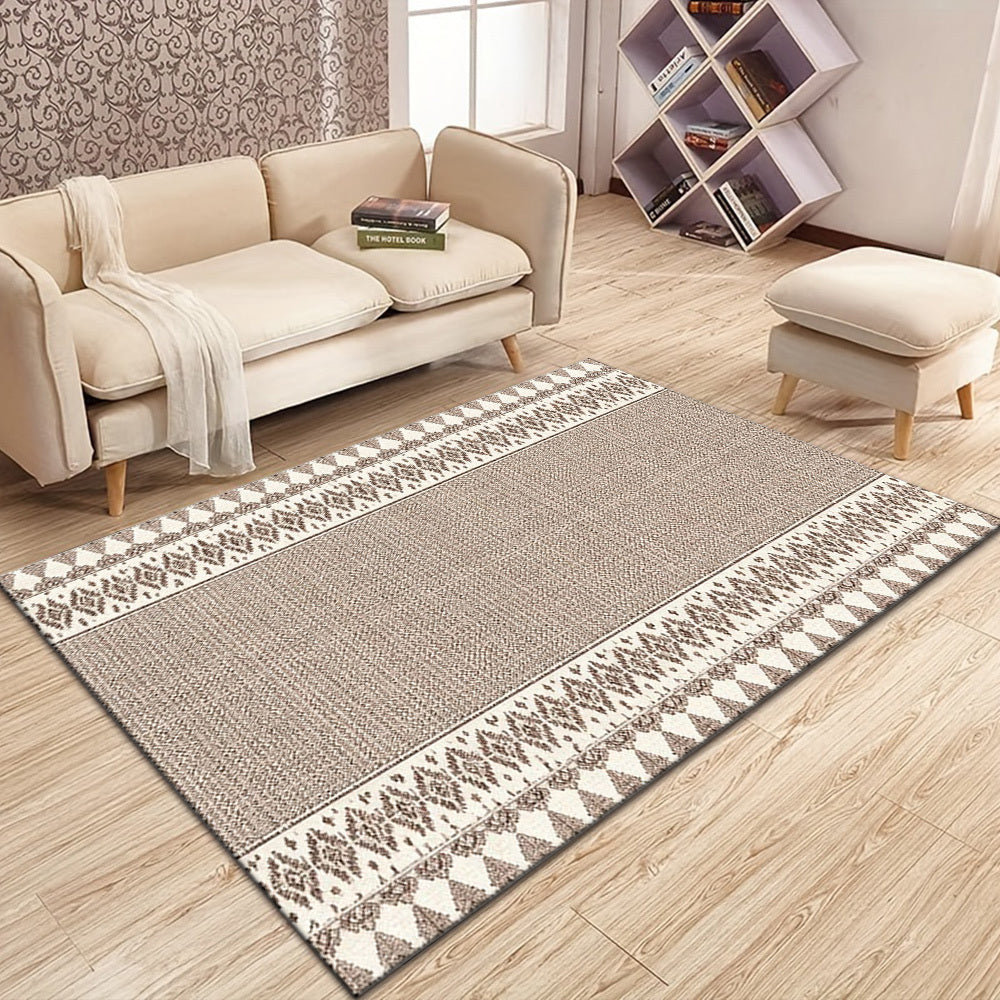Tapis de salle de bain à bandes berbères