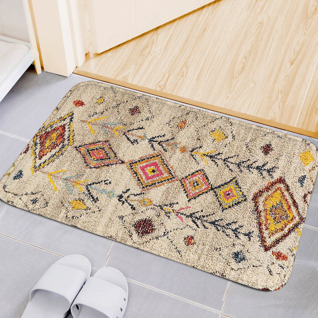 Tapis de salle de bain berbère, imprimé