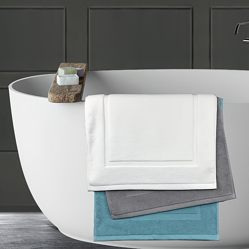 Tapis de salle de bain hôtel, coton jacquard
