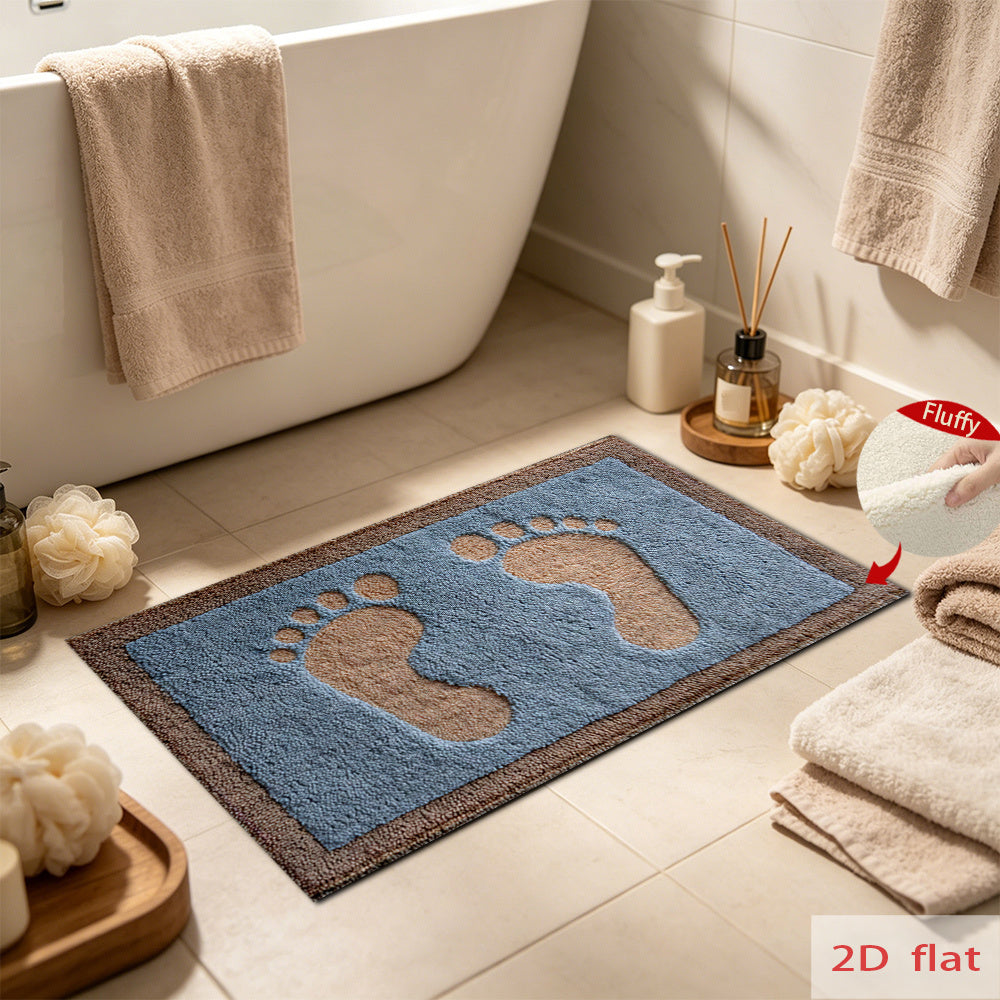 Tapis de salle de bain, dos TPR plein