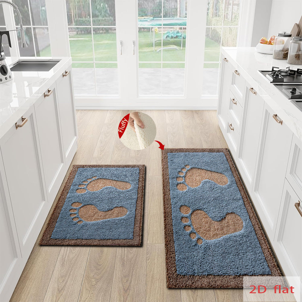 Tapis de salle de bain, dos TPR plein