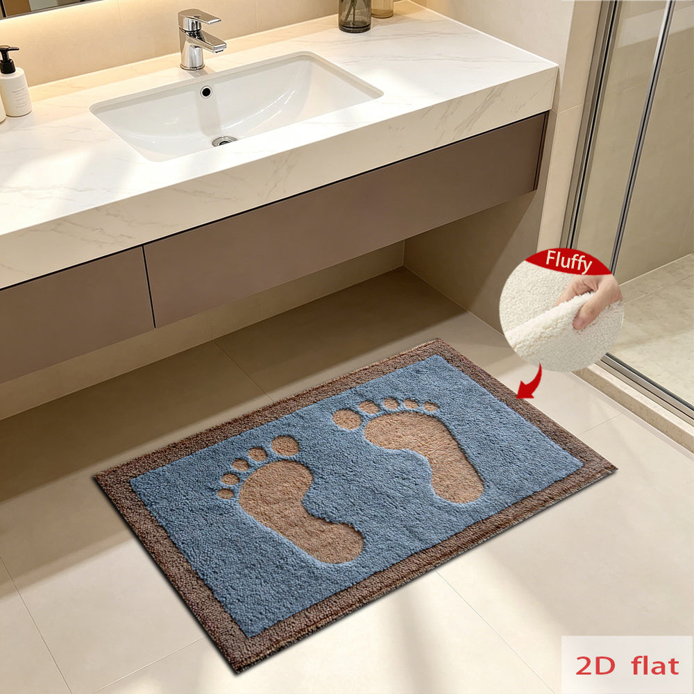 Tapis de salle de bain, dos TPR plein