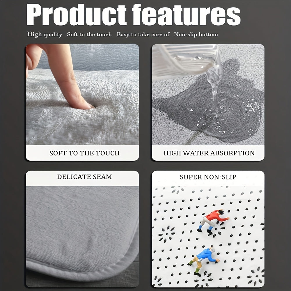 Tapis de salle de bain rayé, 6 formats