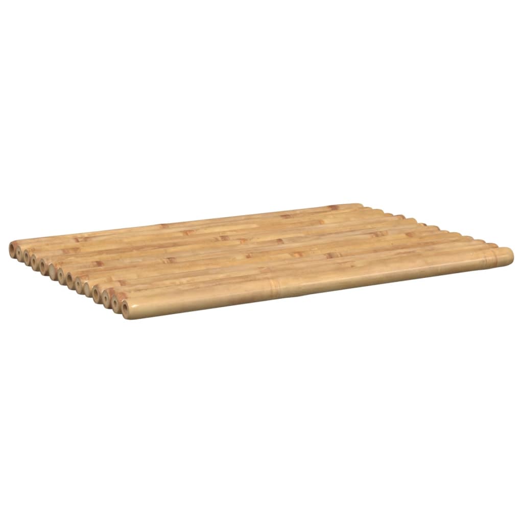 Tapis de salle de bain en cannes de bambou, lot de 2