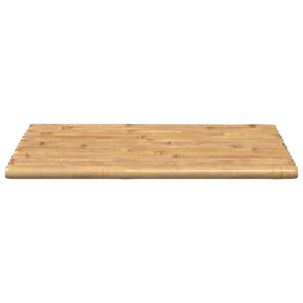 Tapis de salle de bain en cannes de bambou, lot de 2