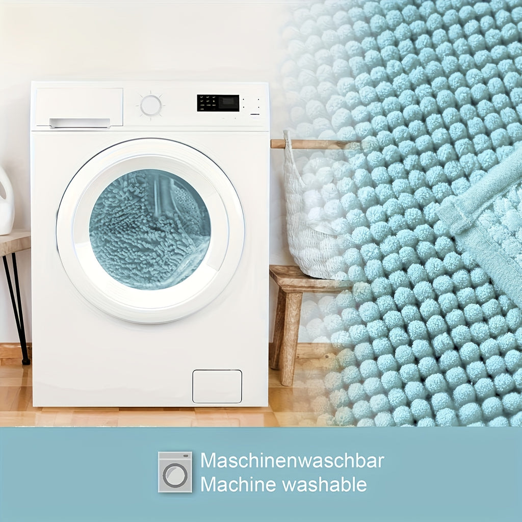Tapis de salle de bain chenille épaisse