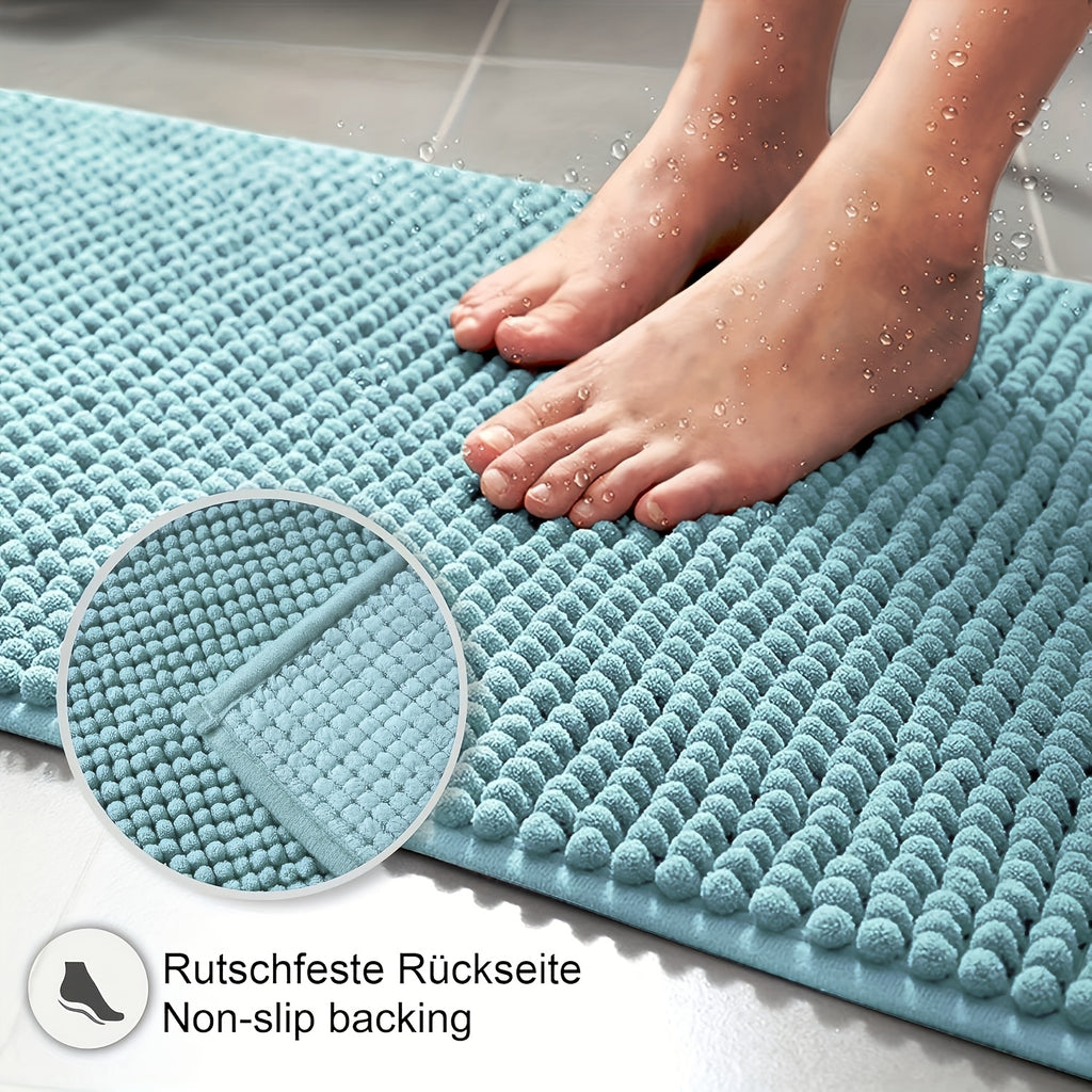 Tapis de salle de bain chenille épaisse