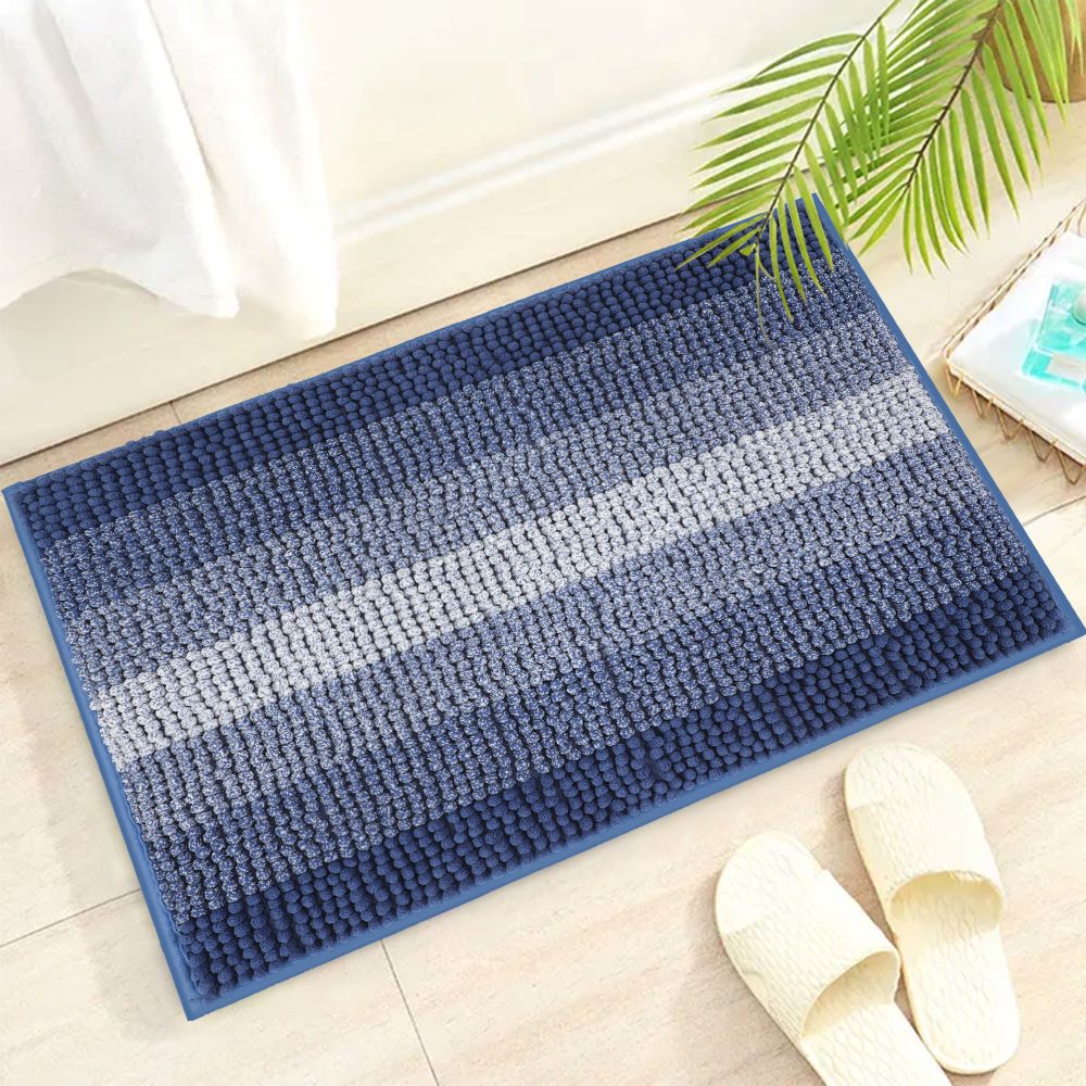 Tapis de salle de bain chenille