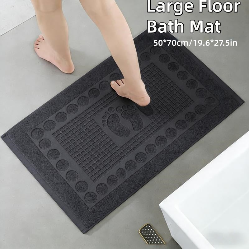 Tapis de salle de bain épais qualité hôtel