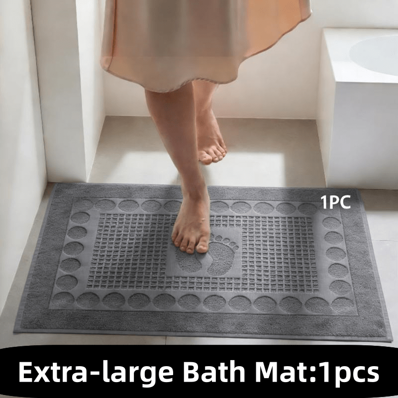 Tapis de salle de bain épais qualité hôtel